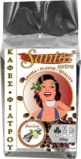 Santos Extra Filter Coffee Vanilla Vanilla Whole Beans 250gr
