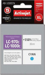 Active Jet AB-1000CN Compatible Inkjet Cartridge Brother LC-1000C/LC-970C Cyan