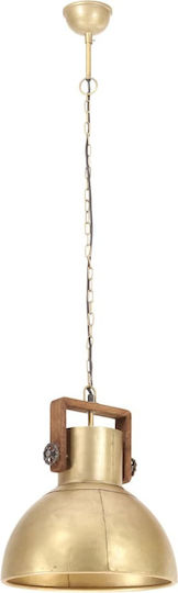 vidaXL Pendant Light Bronze with Socket E27 40x47cm