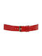 Tzevelion Leather Strap Red 20mm