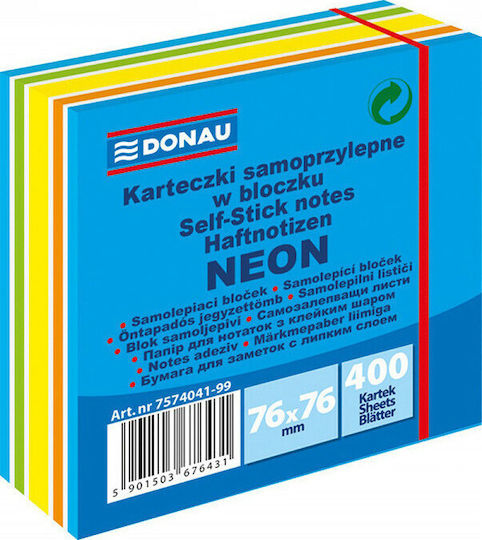 Donau Haftnotizen im Würfel 400 Blätter 7.6x7.6Stück