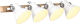 vidaXL Industrial Wall Lamp with E27 Socket White 90x25cm
