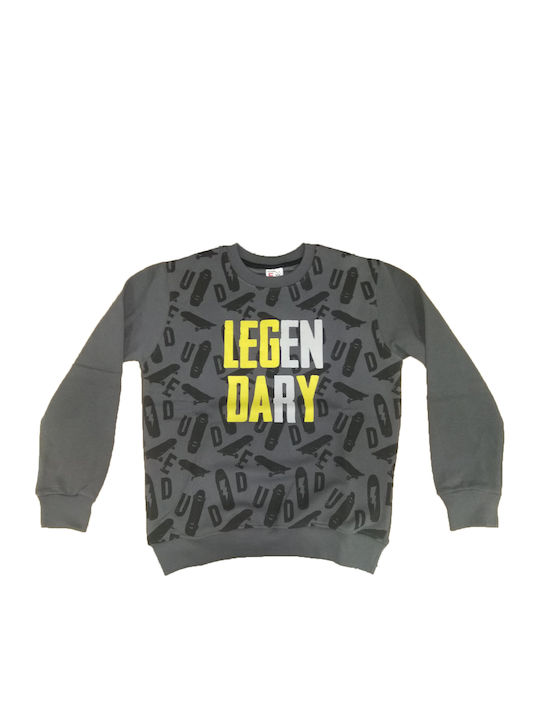 Παιδικό Φούτερ Γκρι "Legendary"