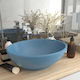 vidaXL Vessel Sink Ceramic 40x33x13.5cm Blue
