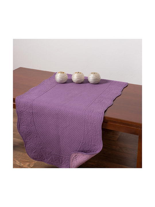 Silk Fashion NΧ0115 Placemat Fabric Μωβ 33x55cm 1pcs