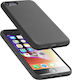 Cellular Line Sensation Umschlag Rückseite Silikon Schwarz iPhone SE 2020
