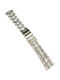 Tzevelion Metallic-Armband Silber 22mm