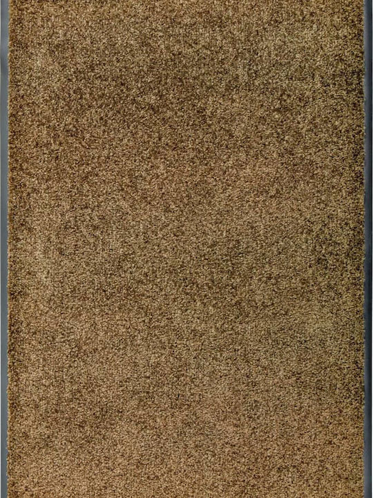 vidaXL Carpet with Non-Slip Underside Doormat Καφέ 60x90εκ.