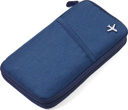 Troika Men's Wallet Travel Blue Troika Men's Wallet Travel Blue