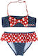 Cerda Denim Miinie Kids Swimwear Bikini Navy Blue