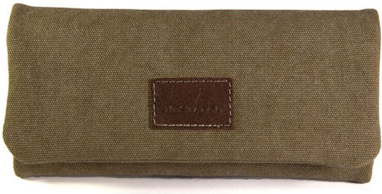 Mestango Marine Stoff Tabaktasche mit magnetischem Verschluss 16x9cm Μπεζ