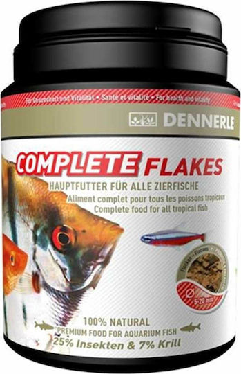 Dennerle Complete Tropical Fish Food Flakes 1000ml 19gr