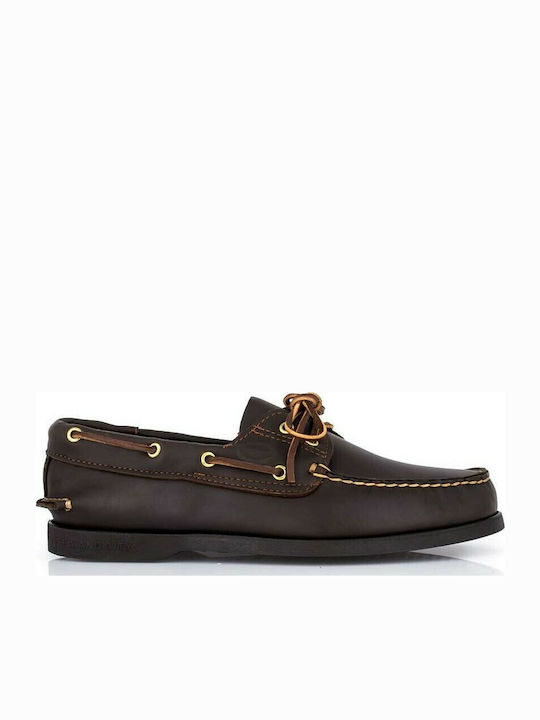 Sea & City Dallas Δερμάτινα Ανδρικά Boat Shoes ...