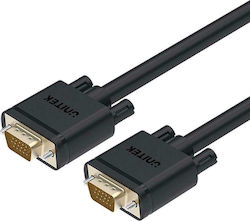 Unitek Kabel VGA-Stecker - VGA-Stecker Schwarz 3m (Y-C504G)