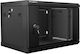 Lanberg Wall Mounted Rack Cabinet 6U 60x45x37.9cm Black WF01-6406-10B