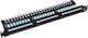 A-LAN Patch Panel for Rack 1U 19" with 24 cat5e Ports Black