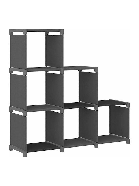 Shelving Unit Floor Grey 103x30x72.5cm