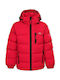 Trespass Kids Sports Jacket short Hooded Red Tuff MCJKCAI20004