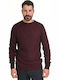 Splendid Men's Long Sleeve Sweater Burgundy