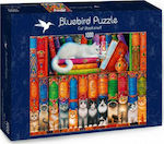 Cat Bookshelf Puzzle 2D 1000 Pieces