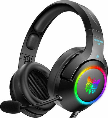 Onikuma K9 RGB Over Ear Gaming Headset with Connection 3.5mm / USB