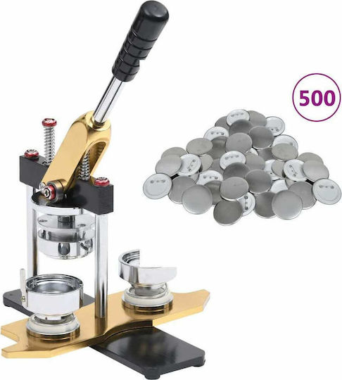vidaXL Badge Presses with Cutter and Rotating Base 58mm
