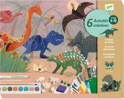 Djeco Ζωγραφική Σετ 6 Δημιουργικές Δραστηριότητες ο Κόσμος των Δεινοσαύρων για Παιδιά 6+ Ετών
