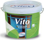 Vitex Vito Βάση M Plastic Acrilyc Paint for Exterior Use White 3lt