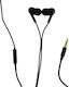 Awei PC-6 In-ear Handsfree Headphones with Connector 3.5mm Black