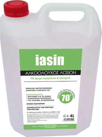 Iasin Lotion mit antiseptischer Wirkung und 70% Alkohol 4Es 1Stück 01002380
