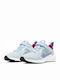 Downshifter Downshifter 10 Kids Sports Shoes Running with Hoop & Loop Closure Light Blue
