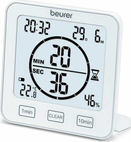 Beurer HM 22 Indoor Thermometer & Hygrometer Tabletop