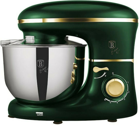 Berlinger Haus Stand Mixer 1300W with Stainless Mixing Bowl 6lt Emerald