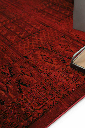 Royal Carpet 7504H Bedroom Rug Set Afgan Dark Red 11AFG7504H77.067500 3 Pieces