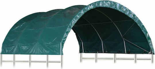 vidaXL Livestock Tent 3.7x3.7m PVC Green