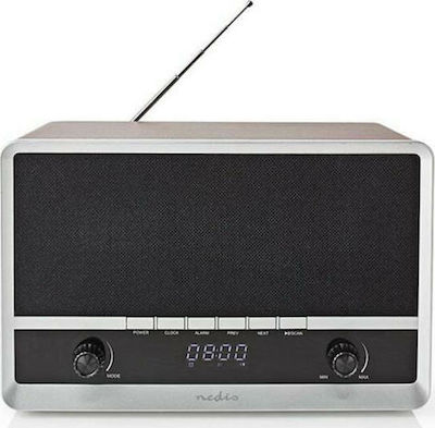 Nedis RDFM5200BN Retro Tabletop Radio Battery with Bluetooth Brown