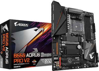 Gigabyte B550 Aorus Pro V2 (rev. 1.0) Motherboard ATX με AMD AM4 Socket