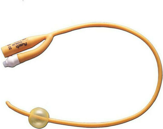 Rusch Gold Catheter Foley 2-way Number 16 In Orange Colour 1 Piece
