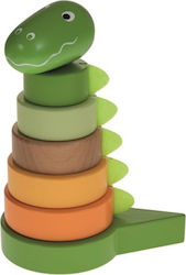 Egmont Stacking Toy Pyramid Arthur made of Wood for 18++ Months