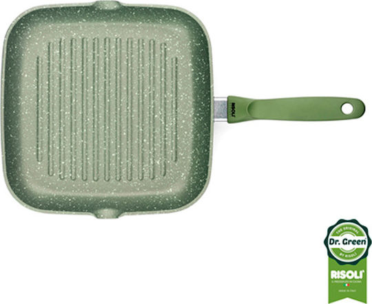 Risoli Dr.Green Grill made of Cast Aluminum with Non-Stick Coating 26cm