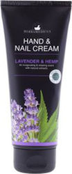 Herbamedicus Cremă de Mâini & Unghii Levănțică și Cânepă 100ml