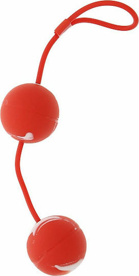 Seven Creations Marbilized Duo Balls Red