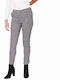 Twenty 29 Women's Fabric Trousers Checked Black