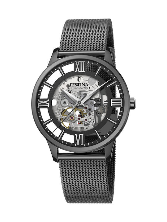 Festina Ceas Barbati 41mm Automat Negru