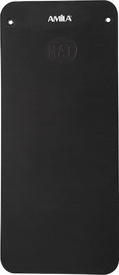 Amila Στρώμα Γυμναστικής Yoga/Pilates Μαύρο (100x60x1.5cm)