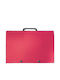 F-Plast Plastiktasche für Entwürfe mit Schnalle und Handgriff 38x4x27cm Rote