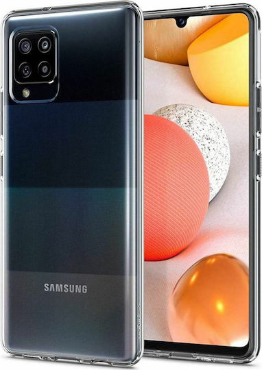 Spigen Liquid Crystal Back Cover Σιλικόνης Διάφανο (Galaxy A42)