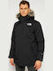 Zaneck Winter Jacket Parka Waterproof and Windproof Black