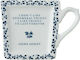 Laura Ashley Blueprint Tea Accessories made of Porcelain White LA