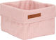 Little Dutch Nursery Storage Basket Pure Square Pink 1pcs